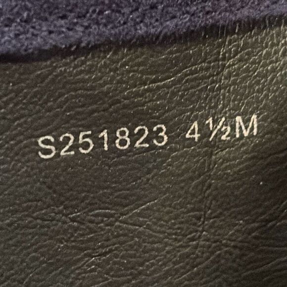 Stuart Weitzman Women's S251823 Suede Over The Knee‎ 5050 Boots Blue Sz 4.5M - Picture 8 of 8